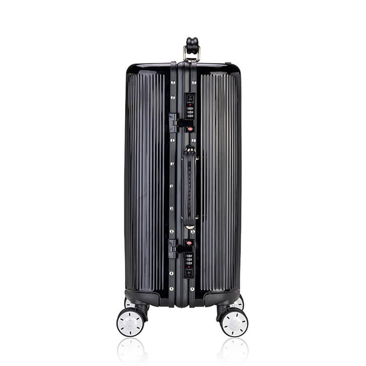 aluminum suitcase luggage