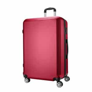 red abs pc luggage